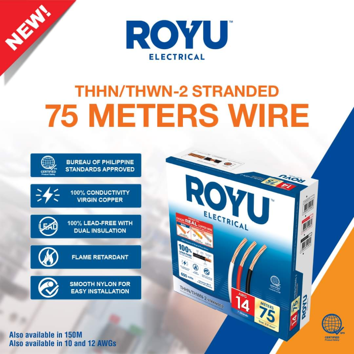 ROYU THHN Wire: Discover 75M and 150M Variants - Comprehensive Range of ...