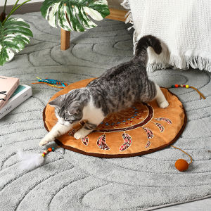 2024 New Amazon Pet Mat Four Seasons Universal Pet Nest Bohemian Wind Floor Mat Small Cats and Dogs