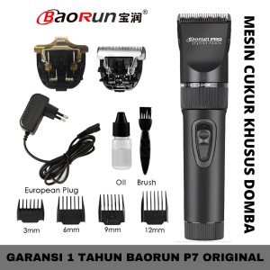 Baorun P7 Mesin Cukur Domba Elektrik Profesional dengan Pisau Ceramic dan 3 Mata Pisau - Garansi 1 Tahun