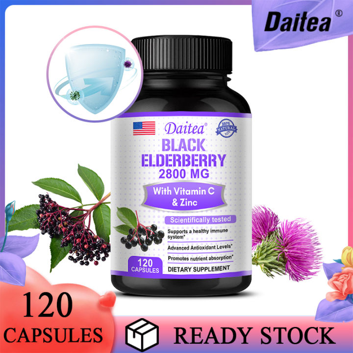 Black Elderberry Supplement supports overall health natural