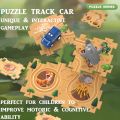 Toy Studio Mainan Puzzle Anak DIY Puzzle Track Car Mobil Elektrik Mainan Puzzle Track. 