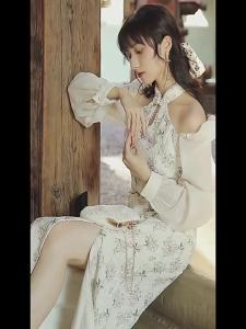 Wedding Gown Plus Size For Women Formal Civil Wedding Baptismal Dedication Bridal Gown Graduations Embroidered Cheongsam Dress Party  Dress Civil Wedding Dress