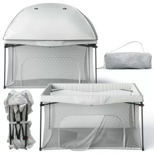 Playpen For Baby Thicken Foldable Play Fence For Baby Preferred baby breathable fence Pop up Pack UV Protective Canopy