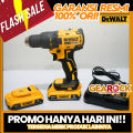 [BISA COD 100% ORI] Mesin Bor Dewalt DCD777 - Cordless Drill 36V Tangan Baterai Tanpa Kabel 12S - Alat Bor Cordless Drill Battery 12V Portable by JLD TOOLS BISA TEMBOK KAYU BETON. 