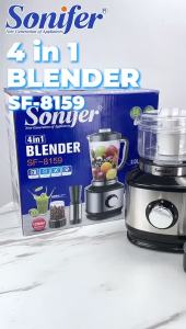 Sonifer 4IN1 Multi Nutrition Juicer Blender & Food Processor 2 Speed + Pulse Meat Grinder Chopper