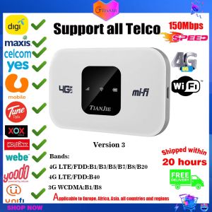 Portable Hotspot 4G Lte Wireless Mobile Router Wifi Modem 150Mbps 2.4G Wifi Box Data Terminal Box Wifi Wireless Router