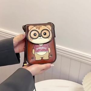 Túi đeo chéo/đeo vai nhỏ xinh hoạt hình dễ thương thiết kế độc đáo phong cách thường ngày du lịch