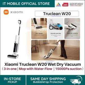 Xiaomi Truclean W20 Wet Dry Vacuum |15000pa power | 3-in-1 vacuum | self-cleaning roller brush bar