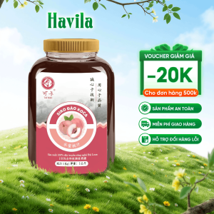 Siro Đào KoCa 1kg Nguyên Liệu Pha Chế Trà Trái Cây Hương Vị Đặc Trưng Thơm Ngon