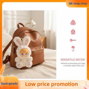 ✨QK shop✨ Sweet Bunny Keychain Vinyl Doll Ornament Pendant for Backpack Bag Purse Decorative Hanging for  Kids