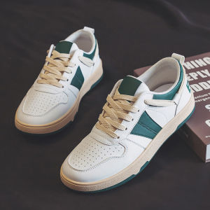 JAKARTAWHOLESALE [COD] 113943 Sepatu Sneakers Fashion Sport Running Shoes Sepatu Tali Sepatu Pria Kasual Anti Slip Nyaman Dipakai