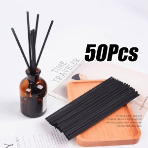 【Dikirim dlm 24jam】50Pcs 25cmx3mm Reed Diffuser Stick Aromatherapy Stik Fiber Sticks Volatile Rod For Home Fragrance Diffuser