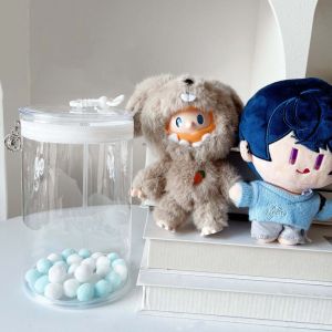 NOVELLEO Có móc khóa Túi Búp Bê ngoài trời lớn trong suốt Búp bê jellycats//Cotton  Túi đựng búp bê Túi bảo vệ trưng bày búp bê Kẹp tóc Túi trưng bày búp bê ngoài trời Phụ kiện búp bê