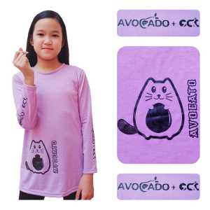 Kaos tunik anak lengan panjang AVOCATO & Bunny