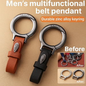 Luxury Car Keychain Dustproof Metal Key Bag Lightweight Shockproof Workers Visual Integration