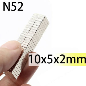 202310x5x2 N52 Standard size and magnet Rectangle Square Neodymium Bar Block Strong Magnets Search healthcare or Motor Generator