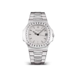 Đồng hồ nam Patek Philippe Nautilus 5723 mặt kính Mineral chống xước viền đinh đá chống nước dây thép đeo tay cao cấp