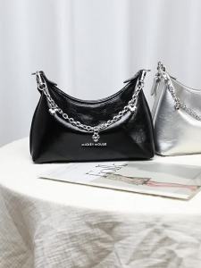 authentic womens shoulder bag designed to be carried under the arm 225 New high-end niche black autumn/winter crossbody bag