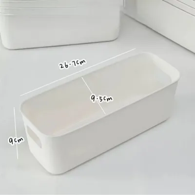 Multifunction Storage Box Desktop Organizer Stationery Sundries Makeup Storage Basket Organizer