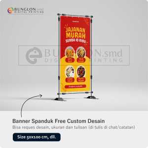 PRINT CETAK SPANDUK BANNER JAJANAN MURAH CUSTOM DESAIN