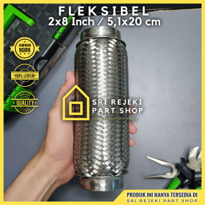 Fleksibel Knalpot Dalam Ulir Universal 51x20cm - Peredam Getaran