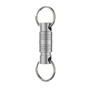 Alloy Keychain Buckle Rotating Carabiner Clip Metal Texture Suitable for Home and Adventure Activity Use