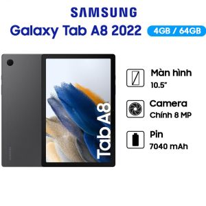 Máy tính bảng Samsung Galaxy Tab A8 2022 chính hãng 10.5 4/64GB/128GB lắp sim nghe gọi  4G || Playmobile
