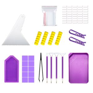 PENTU Craft Diamond Painting Tools Set 5D DIY Art Tool Drill Plate Tool Set Cross Stitch Clay Tray Mosaic Glue Pen Kit Bedroom