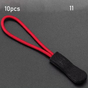 5/10/15pcs Zipper Pull Puller End Fit Rope Tag Fixer Zip Cord Tab Replacement Clip Broken Buckle Travel Bag Suitcase Tent Backpack
