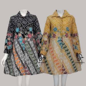 TUNIK BUSUI FRIENDLY BATIK CAP HANDMADE PREMIUM | TUNIK RINJANI 06 - LANGITJUA COLLECTION