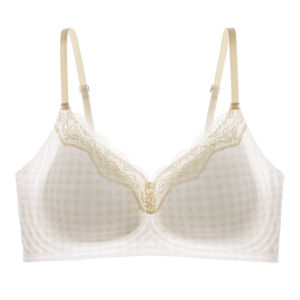 Maniyun Soft Support Lace Seamless Bra Fixed Cup 固定杯 Summer Thin Cup Non Wired Comfort Bra Lingerie