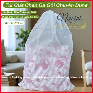 🌊TÚI GIẶT CỠ ĐẠI 60x90cm🌊 TÚI Giặt Chăn Ga Gối Chuyên Dụng Túi Giặt Quần Áo Đa Năng Hàng Cao Cấp _ Nemtot Bedding
