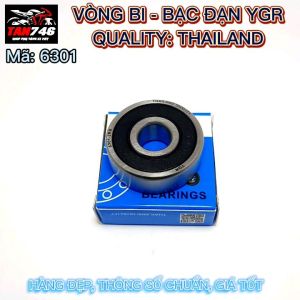Vòng bi Bạc đạn 6301 YGR Giá bán sỉ 10 cái Sản phẩm được sản xuất theo tiêu chuẩn Thailand.