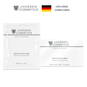 Mặt nạ lột vi tảo xanh Janssen Cosmetics Spirulina Green Mask 10 x 30g
