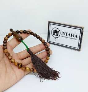 Tasbih kayu 33 butir terbaru butiran bulat