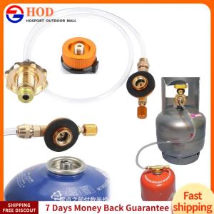 【Outdoor】Small Propane Bottle/Tank Refill Adapter Leakproof Propane Tank Filler Gas Tank Refill Adapter for Camping Stove