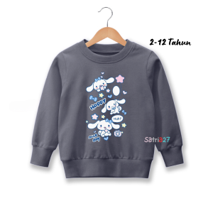 Sweater Jaket Anak Perempuan Umur 2-12 Tahun/Sweater Hoodie Anak CINNAMOROLL Terbaru/Jaket Sweater Hoodie CINNAMOROL Anak