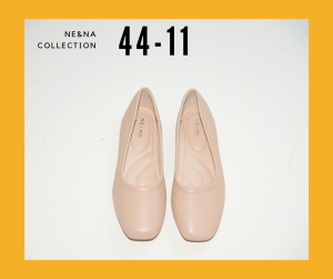 รองเท้าเเฟชั่นผู้หญิงเเบบคัชชูส้นเตี้ย No. 44-11 NE&NA Collection Shoes