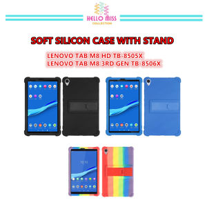 LENOVO TAB M8 HD TB-8505X TB-8506X / TAB M8 4TH GEN TB-300XU SOFT SILICON CASE WITH STAND