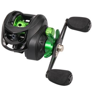 Gulungan pancing pancing Baitcasting rasio gir 7.2:1 tangan kanan kiri umpan ikan air tawar muda