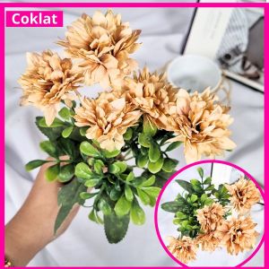 Bunga Artificial 5 Cabang/Bunga Palsu/Dekorasi Interior/Bunga Hias Buket (NK-89)