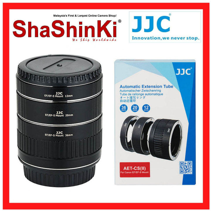 JJC AET-CS(II) Automatic Extension Tube for Canon EF/EF-S Mount