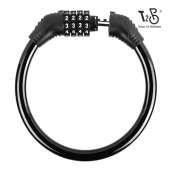 T2P Bicycle Lock Portable Bike Locks Cable High Security Lock Cycling Lock with 4-Digits Codes