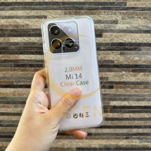 Soft Case Clear Silikon Bening Transparant Tebal 2mm Kompatibel Untuk Xiaomi 14