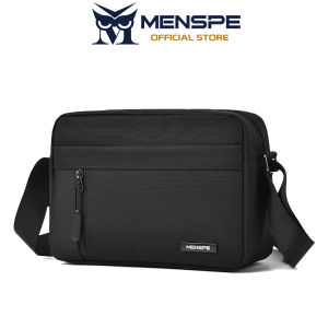 MENSPE Mens Shoulder Bag Waterproof Messenger Bag Fashion Travel Bag Business Bag Phone Bag Large Capacity Cross Body Bag Lightweight Casual Bag Fashion Leisure Sport Street Bag