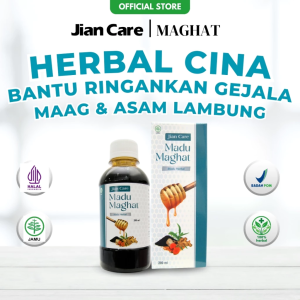 Jian Care Madu Maghat - Herbal Cina Madu Untuk Meredakan Masalah Asam Lambung dan GERD