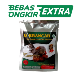 BRANCAH SASET 10 KAPSUL - Jamu ayam meningkatkan birahi pejantan