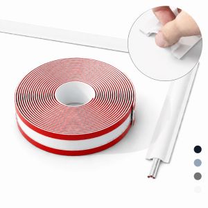 OWMXZL PVC Ống bọc cáp sàn Tự dính 300cm Ống che cáp Ethernet Chuyên nghiệp Phổ quát Ống che dây điện trên tường Tấm ốp chân tường