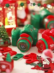 Kids Projection Camera Toy Christmas Projector Light Up Toy Christmas Gift for Boys Girls Holiday Atmosphere Toy Wholesale