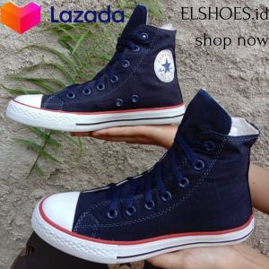 SEPATU CONVERSE46 ALL STAR CHUCK TAYLOR HIG+H - SEPATU SNEAKRS CASUAL PRIA WANITA - BOOTS NAVY LISIT TERBARU